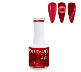 Brunson Exotic Red Cat Eye Gel 9D Magnetic Gel Polish - BER9D04