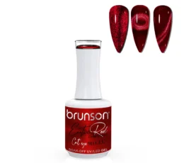 Brunson Exotic Red Cat Eye Gel 9D Magnetic Gel Polish - BER9D18