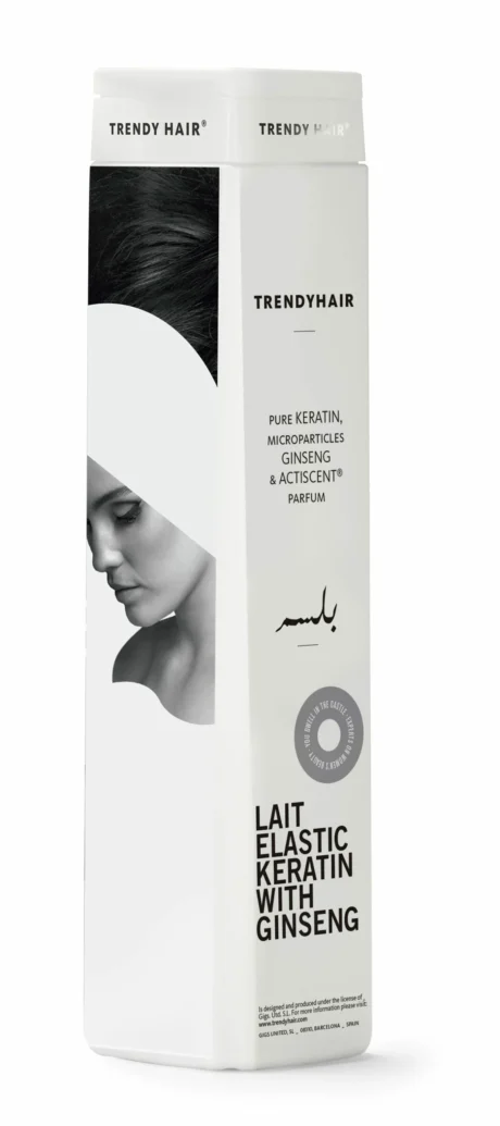 02 - Trendy hair lait elastic keratin & ginseng conditioner