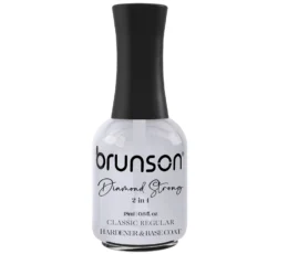 Brunson Diamond Strong 2 in 1 Nail Hardener and Base Coat - BCDHBC