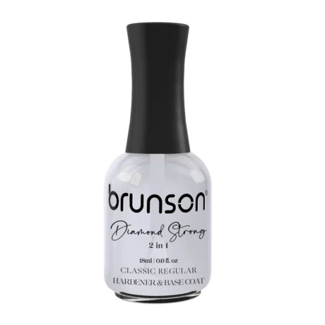 Brunson Diamond Strong 2 in 1 Nail Hardner and Base Coat BCDHBC