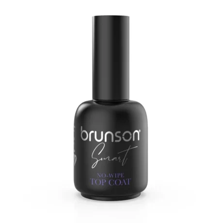 Brunson Smart No- Wipe Top Coat Gel Nail Polish _ TPO-Free, HEMA-Free Top Coat – 15ml BSNTC