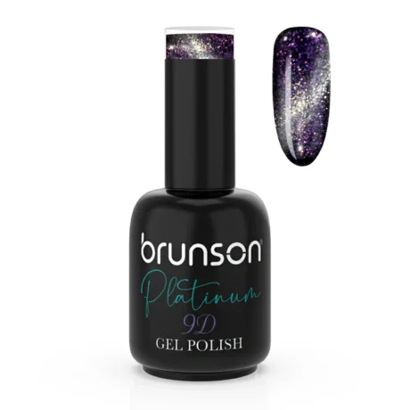 Platinum 9D Cat Eye Gel Nail Polish _ Soak Off UV LED Cat Eye Nail Gel – BSM524
